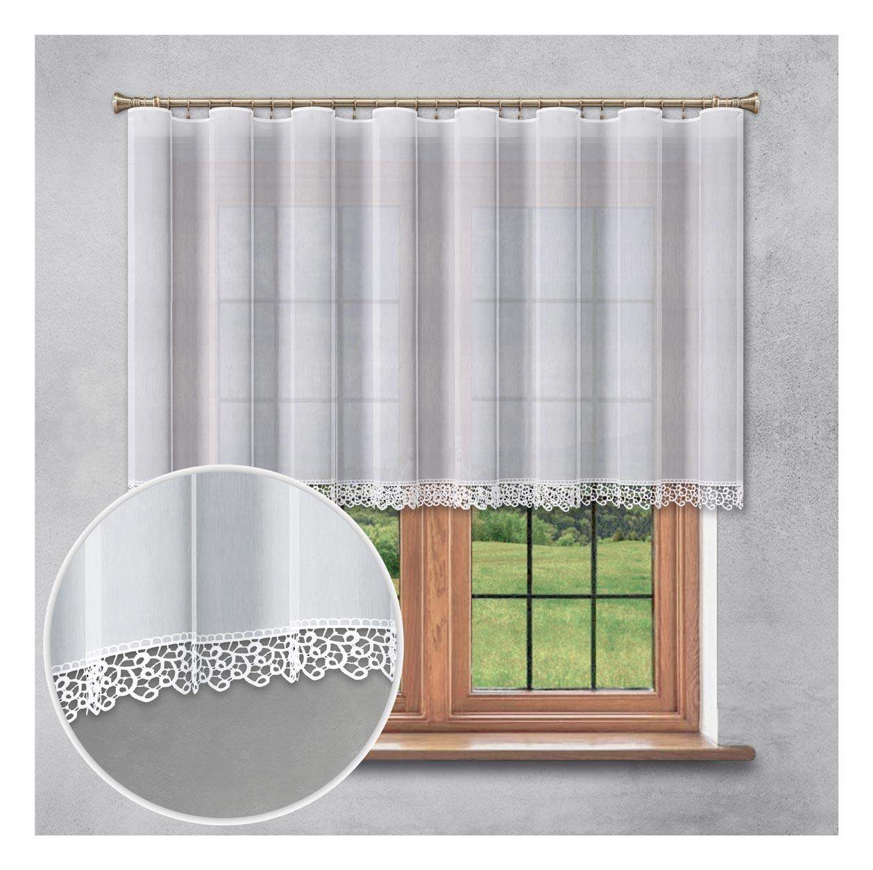 Firana gotowa z gipiurą (5 cm) – 100x300 cm G36