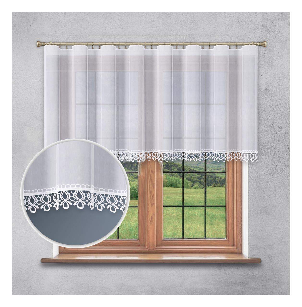 Firana gotowa z gipiurą (5 cm) – 100x300 cm G37