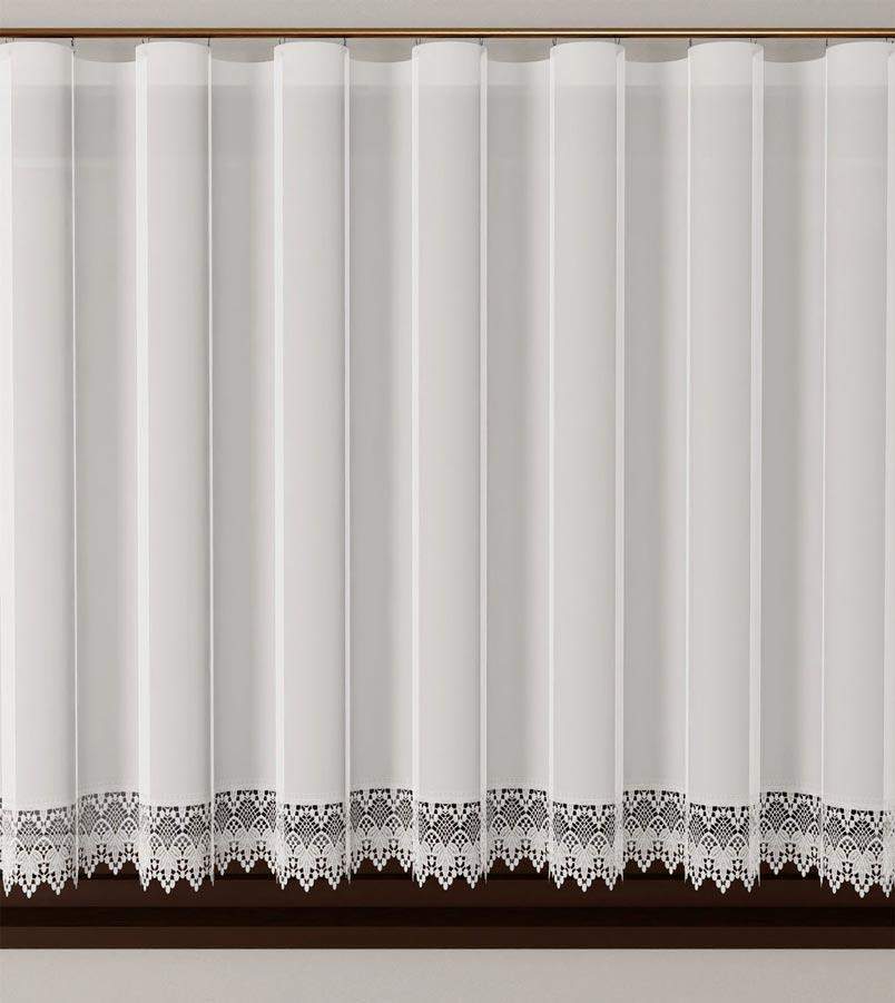 Firana woalowa z gipiurą (10 cm) – 160x400 cm G44