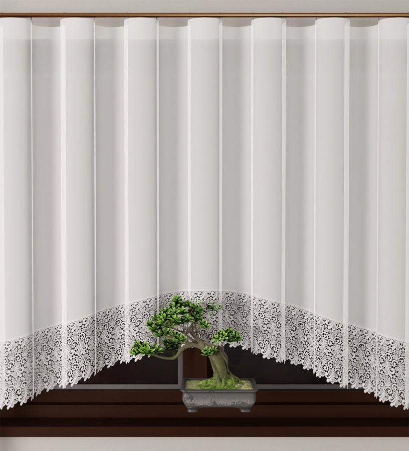 Firana woalowa z gipiurą (20 cm) – Łuk 160x300 cm G45