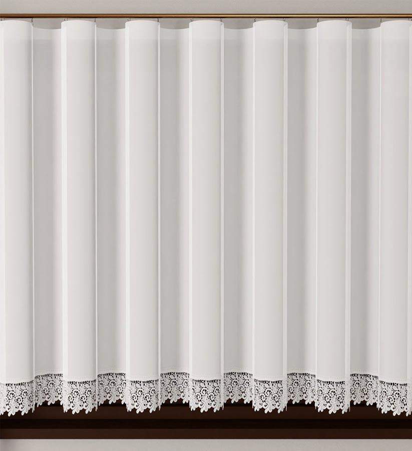 Firana woalowa z gipiurą (10 cm) – 160x400 cm G45