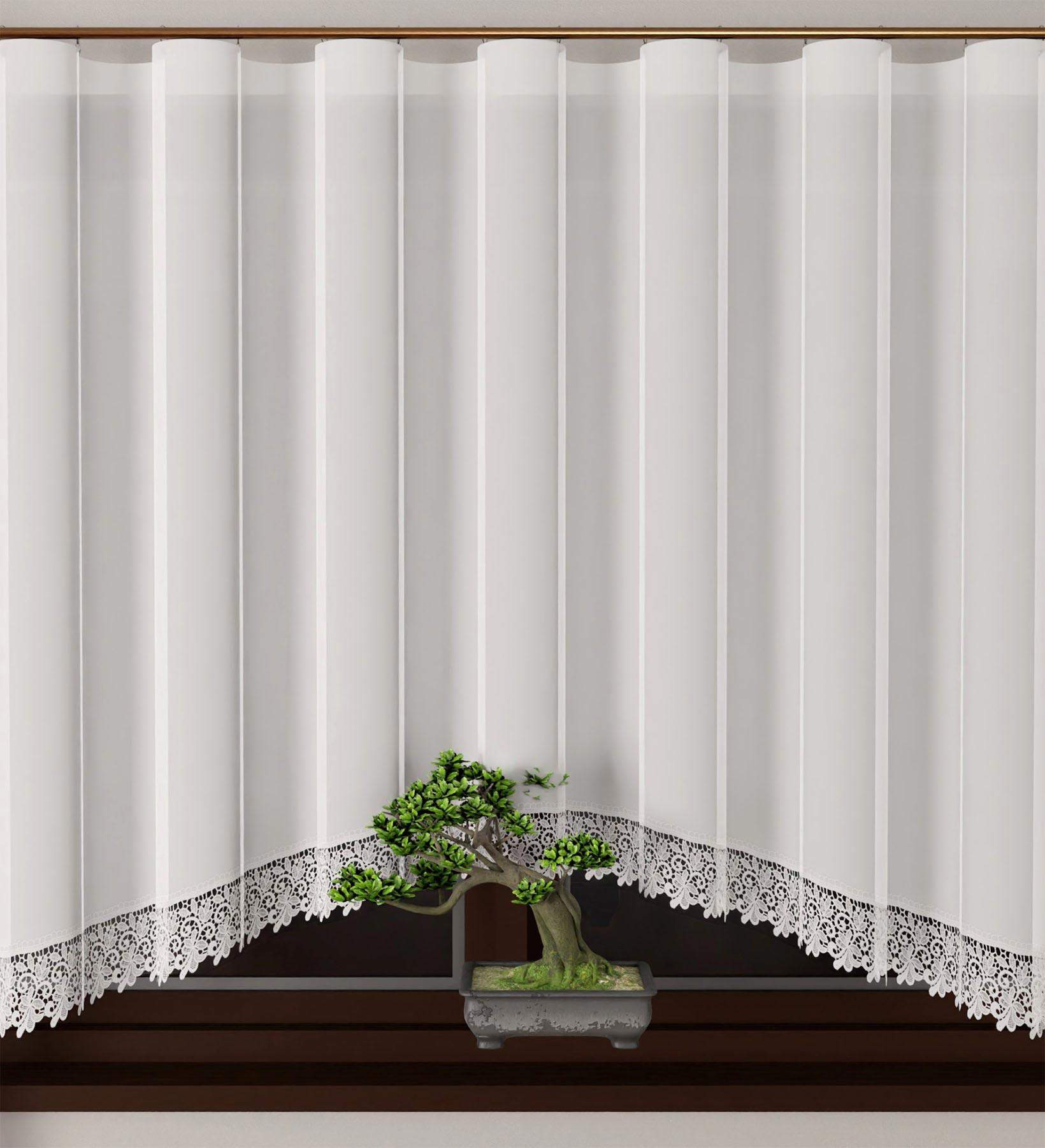 Firana woalowa z gipiurą (10 cm) – Łuk 160x300 cm G45