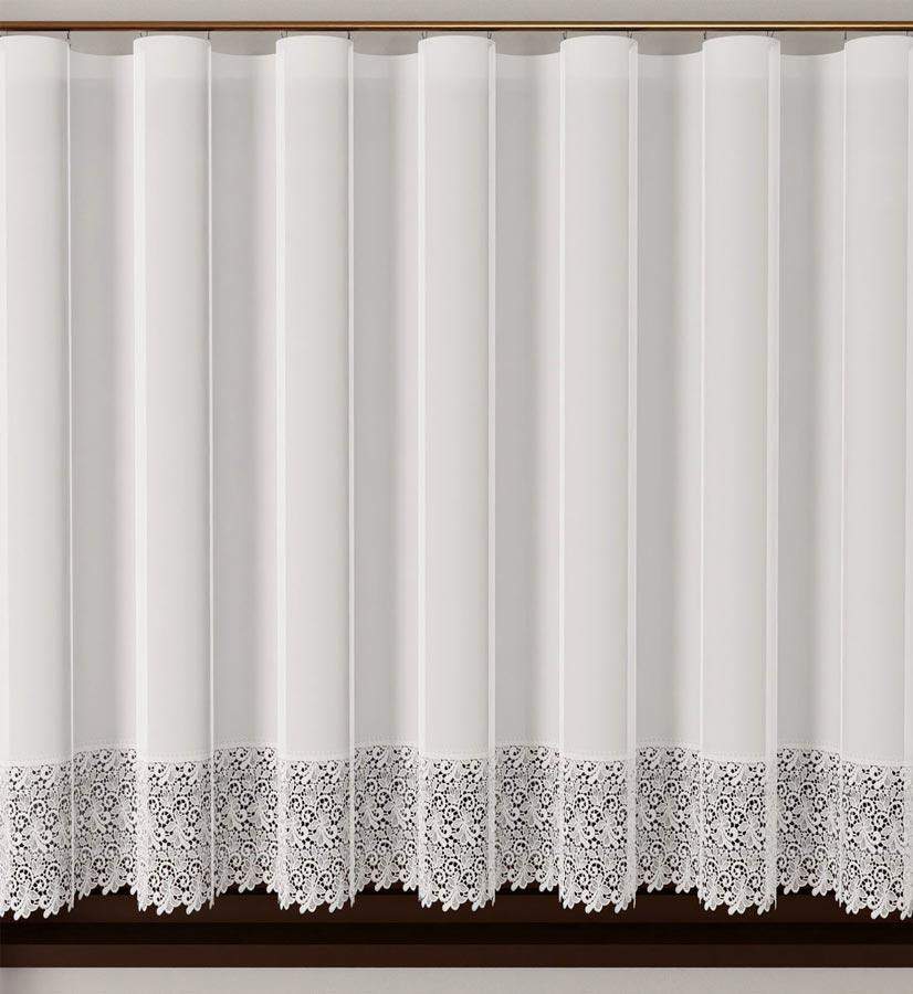 Firana Woalowa z Gipiurą 20 cm – 160x400 cm G45